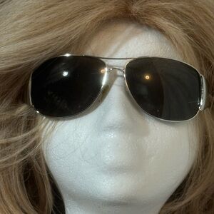 Prada Silver Tortoiseshell Sunglasses